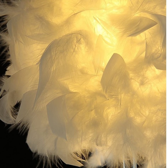 Feather Lamp White - Picture 5 of 10
